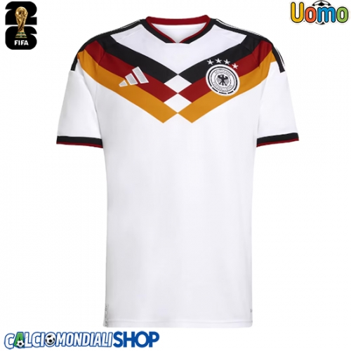 Maglie da calcio Germania Prima Maglia Mondiali 2026  Manica Corta